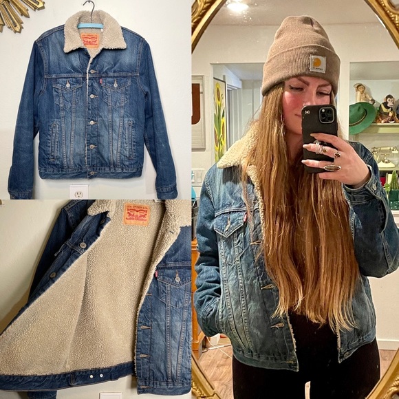 Levi's Jackets & Blazers - Levi’s Sherpa Denim Trucker Jacket
